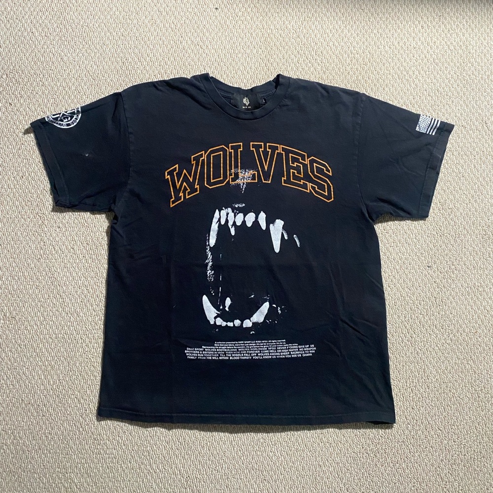 Darc Sport Black Wolves Graphic T-Shirt